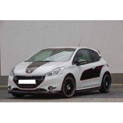 Rajout du pare choc avant noir brillant Peugeot 208 au 05/2015