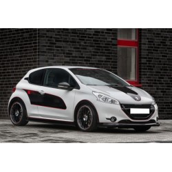 Rajout du pare choc avant noir brillant Peugeot 208 au 05/2015