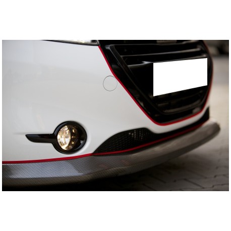 Rajout du pare choc avant look carbone Peugeot 208 au 05/2015