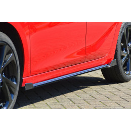Spoiler avant coupe avec aile en ABS convient pour Opel Corsa F GS-Line