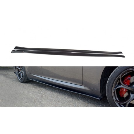 SET DES DIFFUSEUR DES BAS DE CAISSE ALFA ROMEO GIULIA VELOCE SET DES DIFFUSEUR DES BAS DE CAISSE ALFA ROMEO GIULIA VELOCE