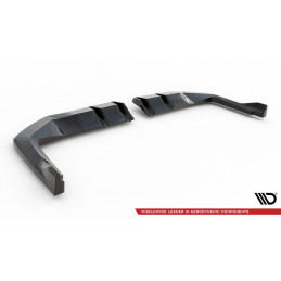 Central Arriere Splitter (avec une barre verticale) V.2 Honda Civic Type-R Mk 11 