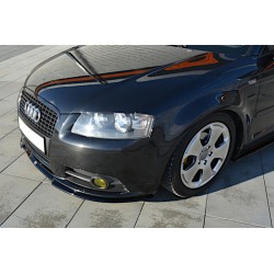 LAME DU PARE-CHOCS AVANT / SPLITTER AUDI A3 8P S-LINE