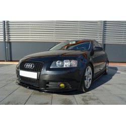 LAME DU PARE-CHOCS AVANT / SPLITTER AUDI A3 8P S-LINE