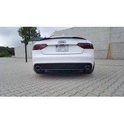 CENTRAL ARRIERE SPLITTER AUDI A5 S-LINE 8T FL COUPE / SPORTBACK (AVEC UNE BARRE VERTICALE)