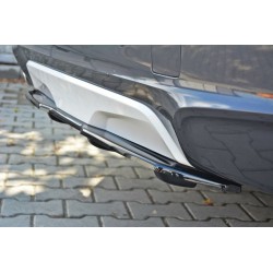 CENTRAL ARRIÈRE SPLITTER BMW X4 M-PACK (AVEC UNE BARRE VERTICALE)