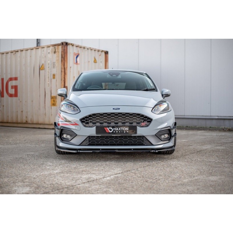 Grille De Phare Antibrouillard Pour Ford Fiesta 2013-2016 - ABS Noir, 44x13x3 Cm, Style Et Protection