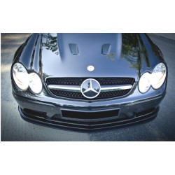 LAME DU PARE-CHOCS AVANT MERCEDES CLK W209 BLACK (SL BLACK SERIES LOOK)