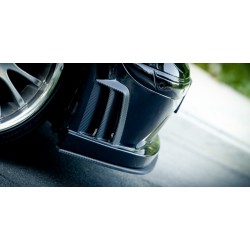 LAME DU PARE-CHOCS AVANT MERCEDES CLK W209 BLACK (SL BLACK SERIES LOOK)