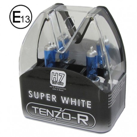 H7 Xenon Blue Super white Ampoules HID 55W 12v avec E-mark Tenzo-R